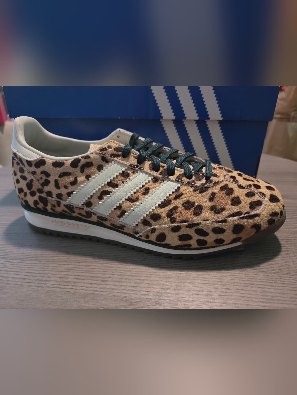 adidas Originals SL 72 OG W Leopard-Print Sneakers